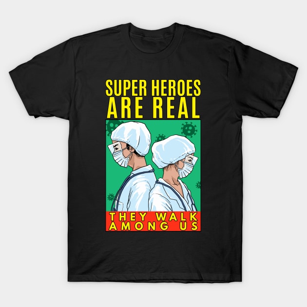 Covid 19 Heroes T-Shirt by akawork280